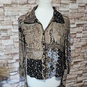 Basic Threads Santa Monica Paisley Print  Shirt